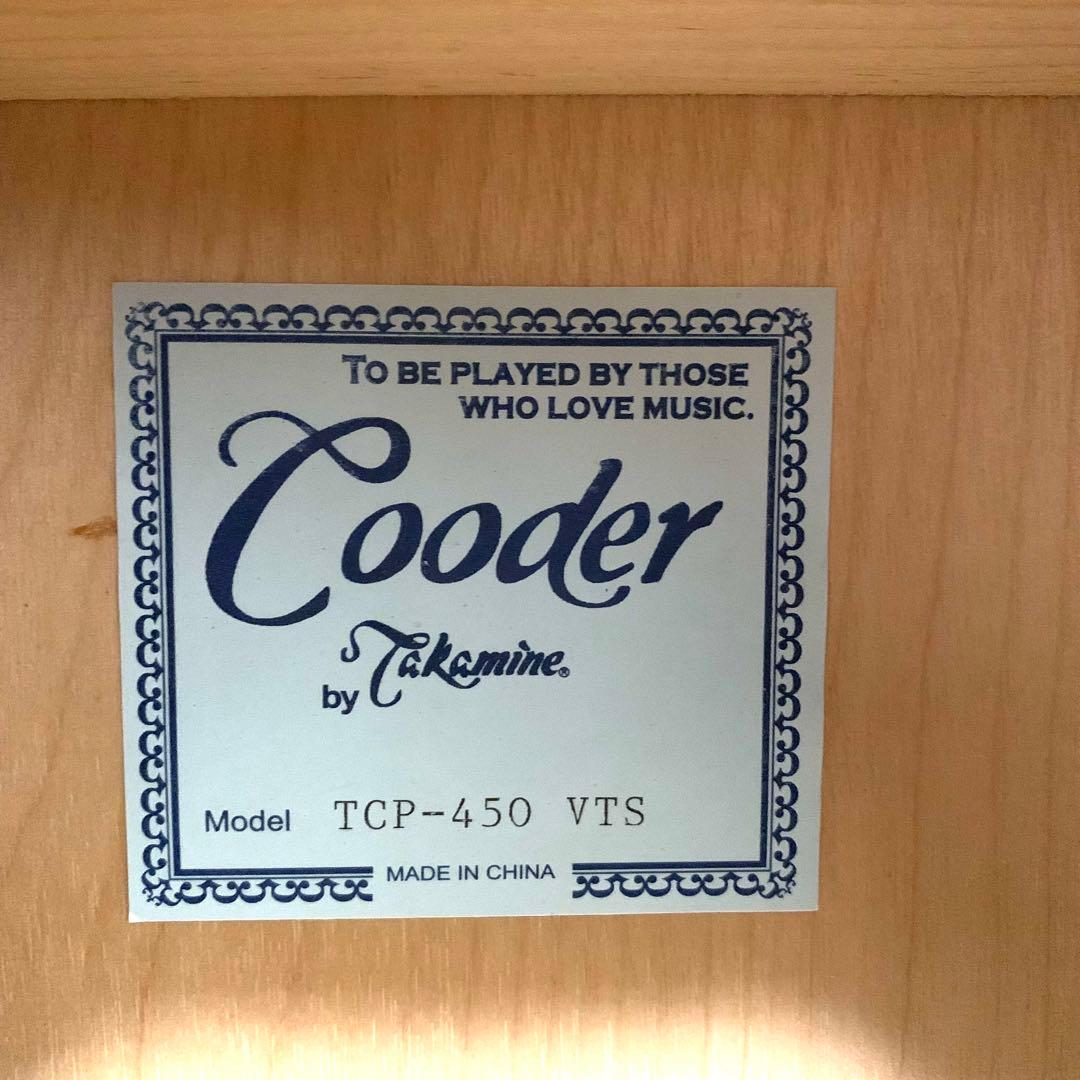 Cooder by Takamine TCP-450VTS 新品弦交換済 音良好
