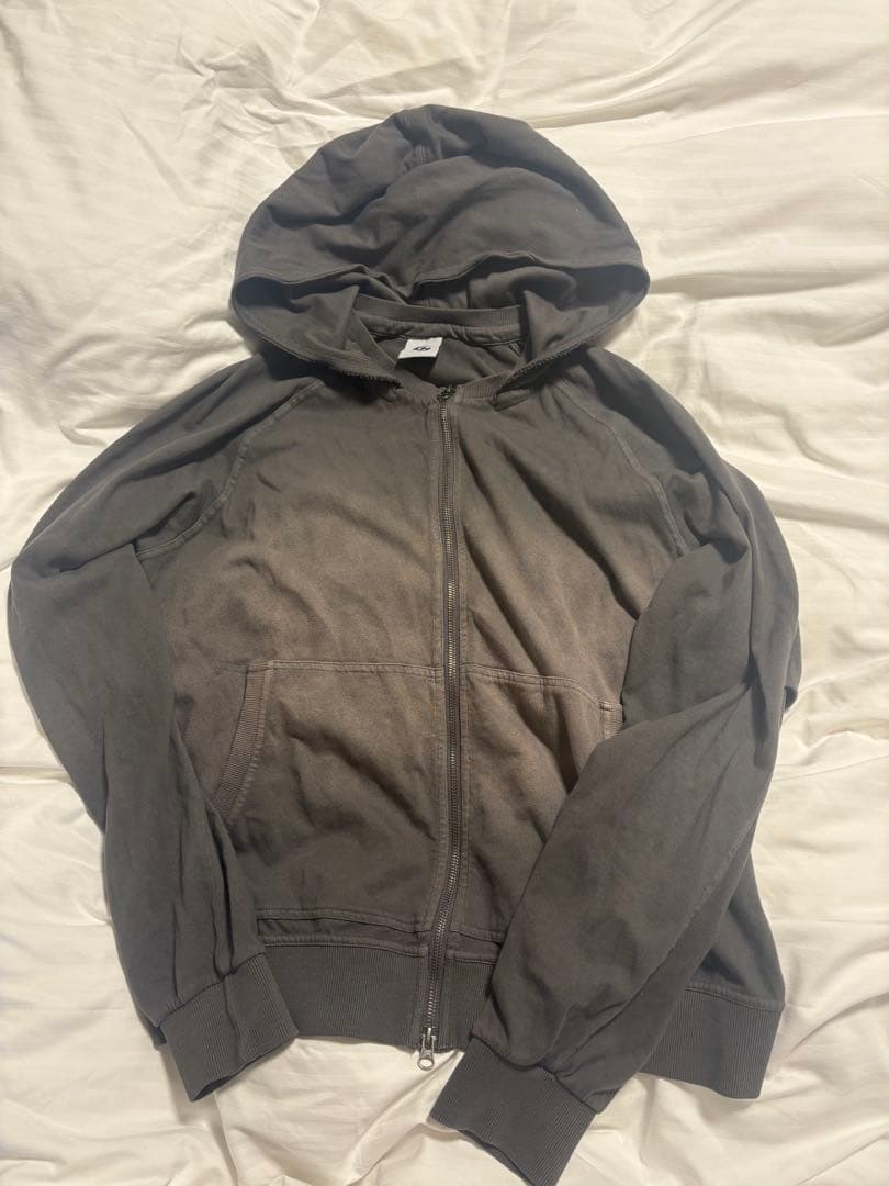 トップス SAN SAN GEAR Washed hoodie zip-up