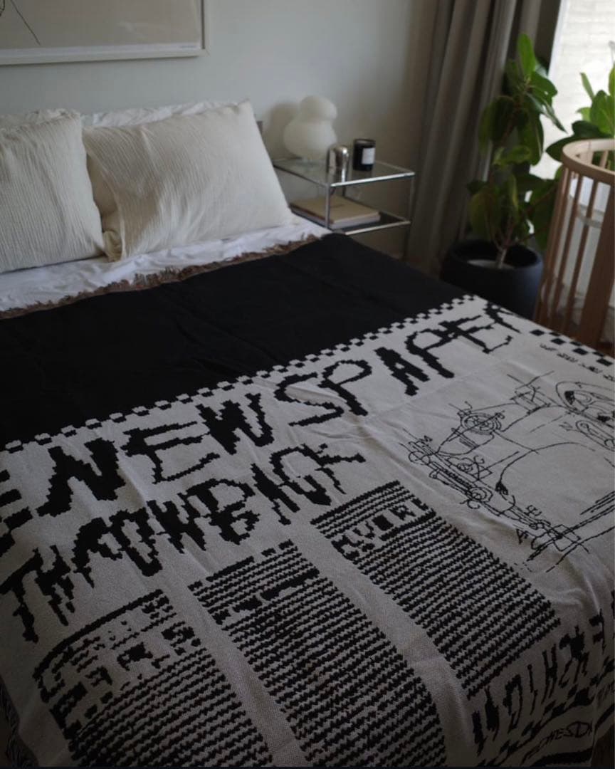 ameri vintage ノベルティ　ブランケット