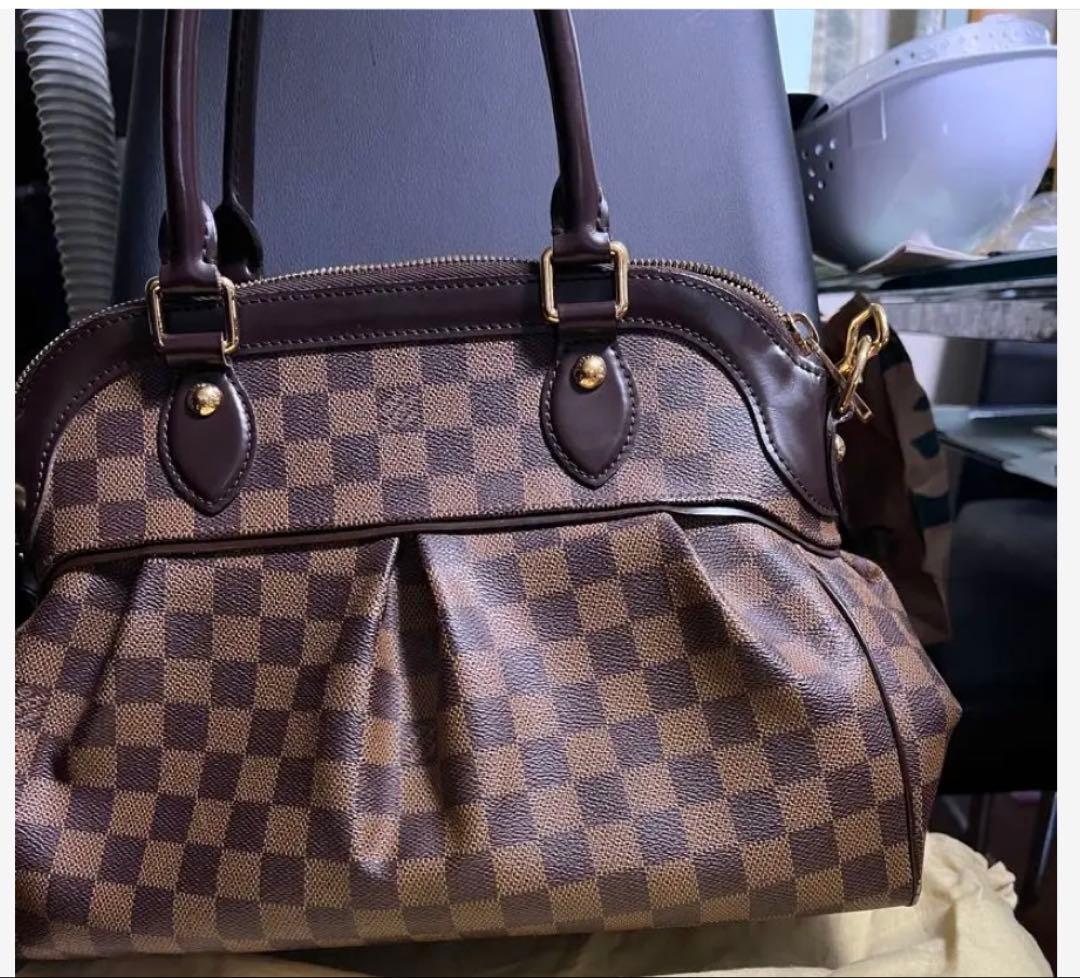 LOUIS VUITTON ダミエ ハンドバッグ 保存袋付き