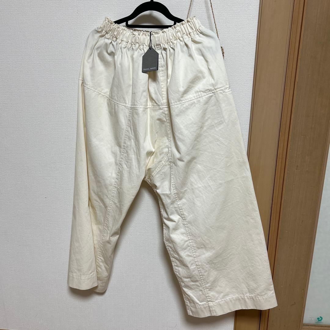 新品 トラバイユマニュアル コンパクトチノ シャムパンツ