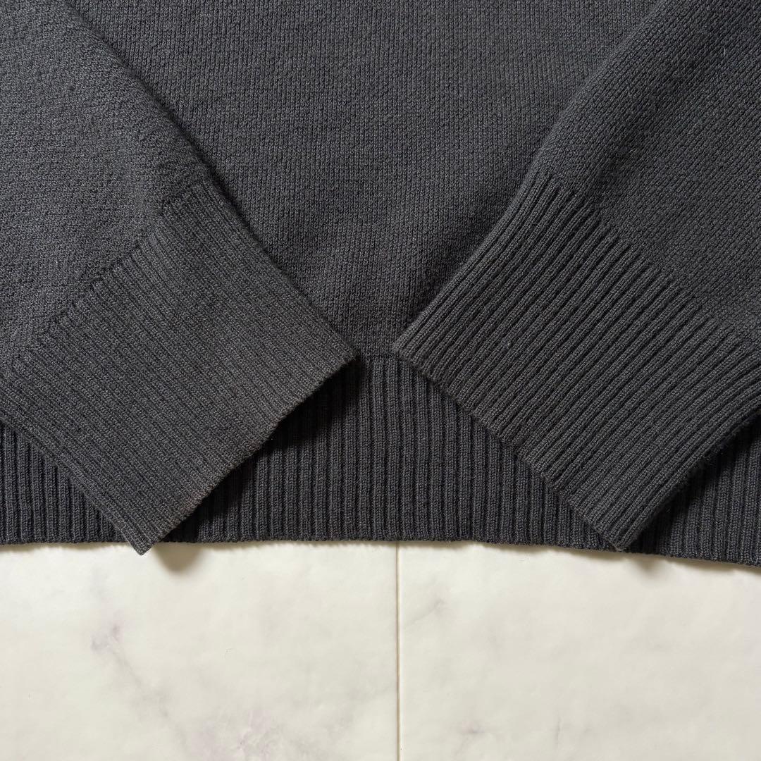 MARGARET HOWELL ウール コットン クルーネック ニット L