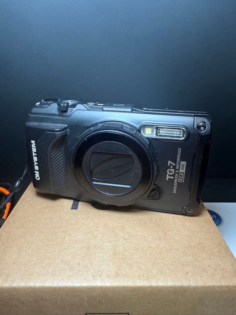 オリンパス Tough TG-7 ブラック 防水カメラ レンズバリア付