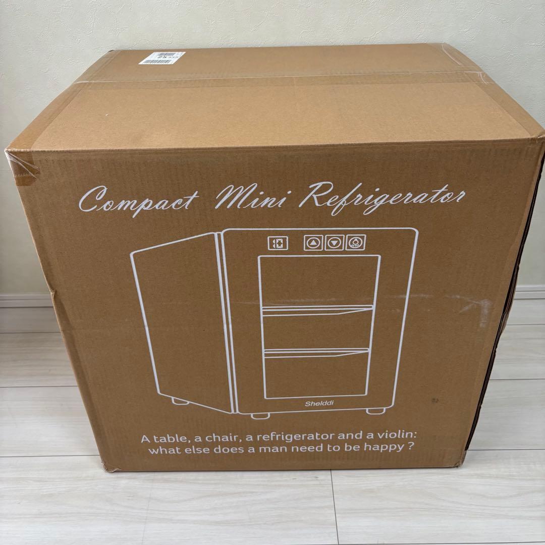 ❤️1品限り❤️ミニ冷蔵庫 小型 33L お洒落 透明ガラスドア ペルチェ式 1ドア