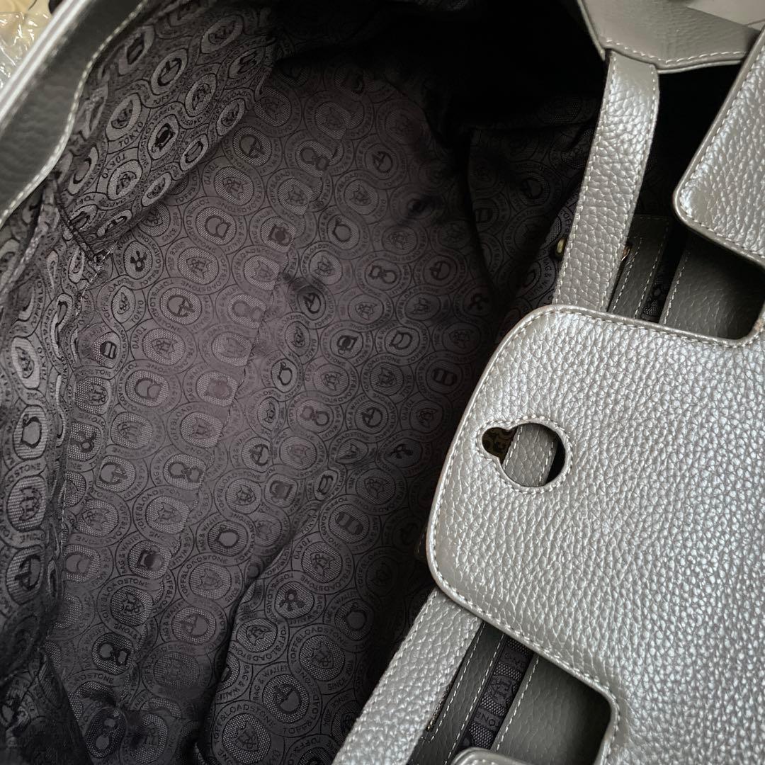 TOFF&LOADSTONEメンズトートバッグ グレージュ