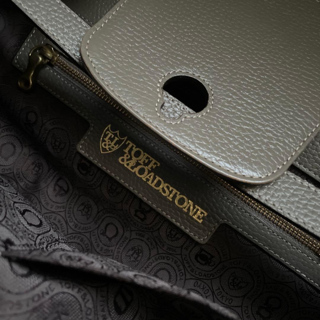 TOFF&LOADSTONEメンズトートバッグ グレージュ