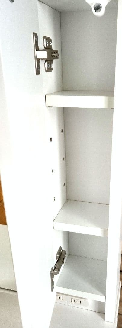 hiro　三面鏡ドレッサー　鏡台　コンセント付き　鏡部分　椅子無し