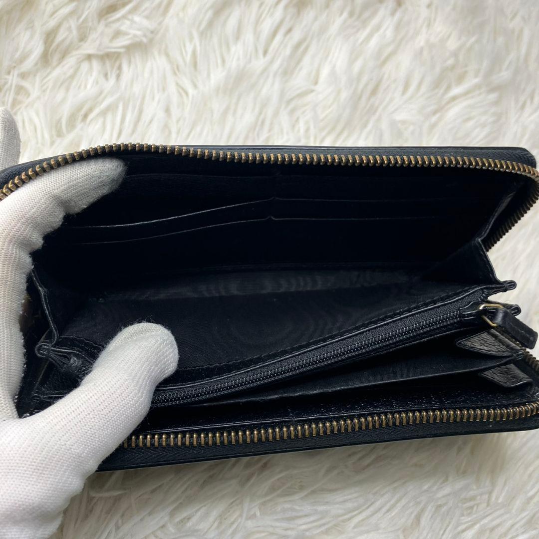 GUCCI グッチ アニマリエ ビー蜂 ハチ ラウンドファスナー長財布美品