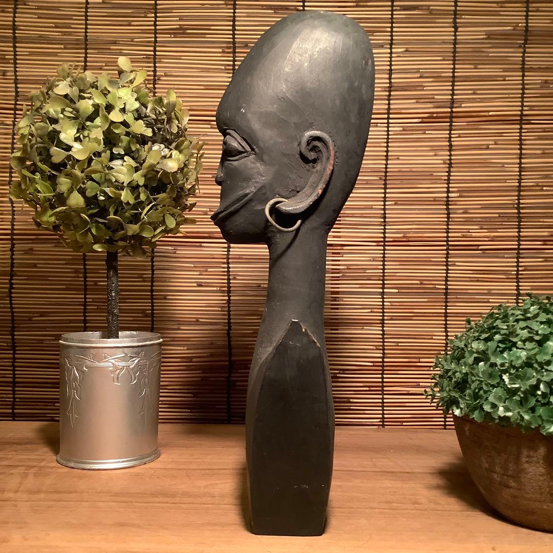 16世紀・エチオピア少数民族「魔除礼拝木彫像」除霊・精霊・生霊・アミニズム・木彫