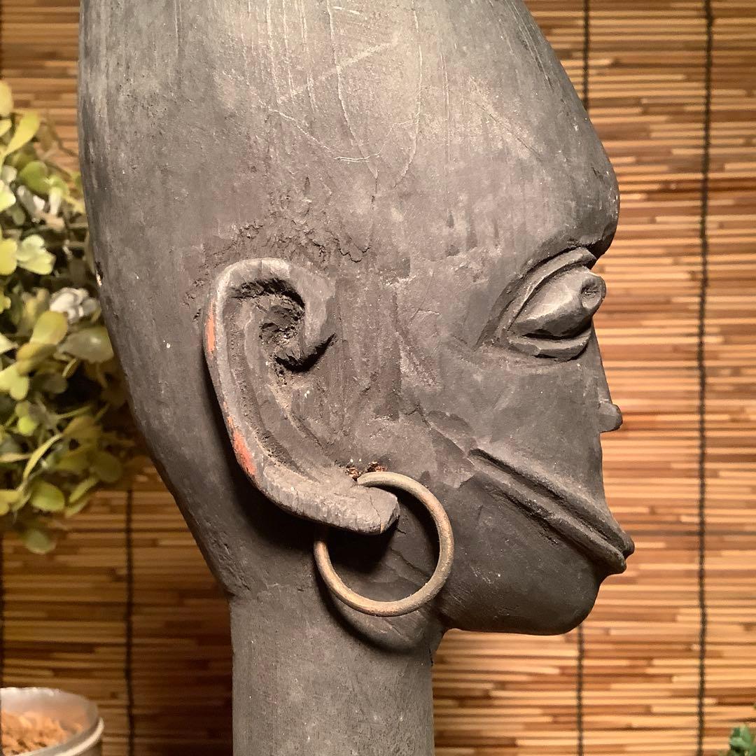 16世紀・エチオピア少数民族「魔除礼拝木彫像」除霊・精霊・生霊・アミニズム・木彫