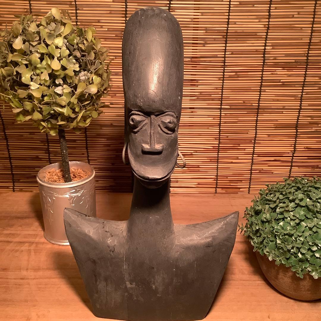 16世紀・エチオピア少数民族「魔除礼拝木彫像」除霊・精霊・生霊・アミニズム・木彫