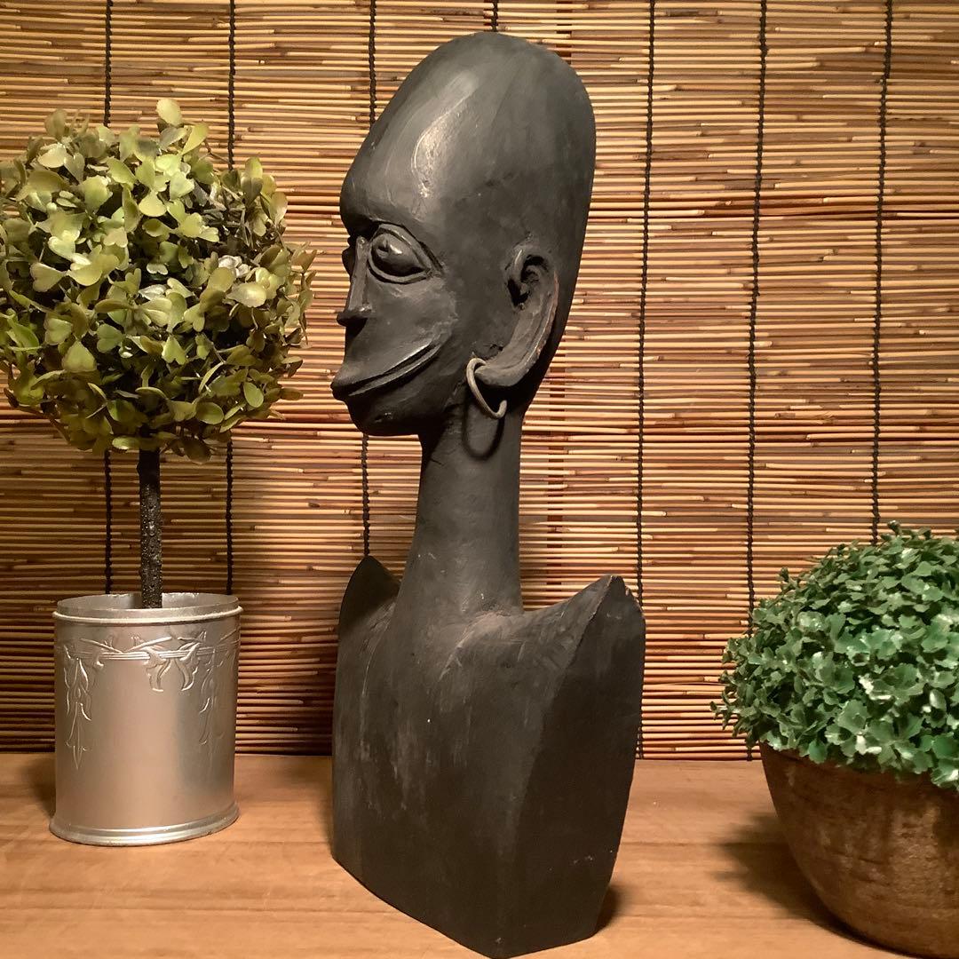 16世紀・エチオピア少数民族「魔除礼拝木彫像」除霊・精霊・生霊・アミニズム・木彫