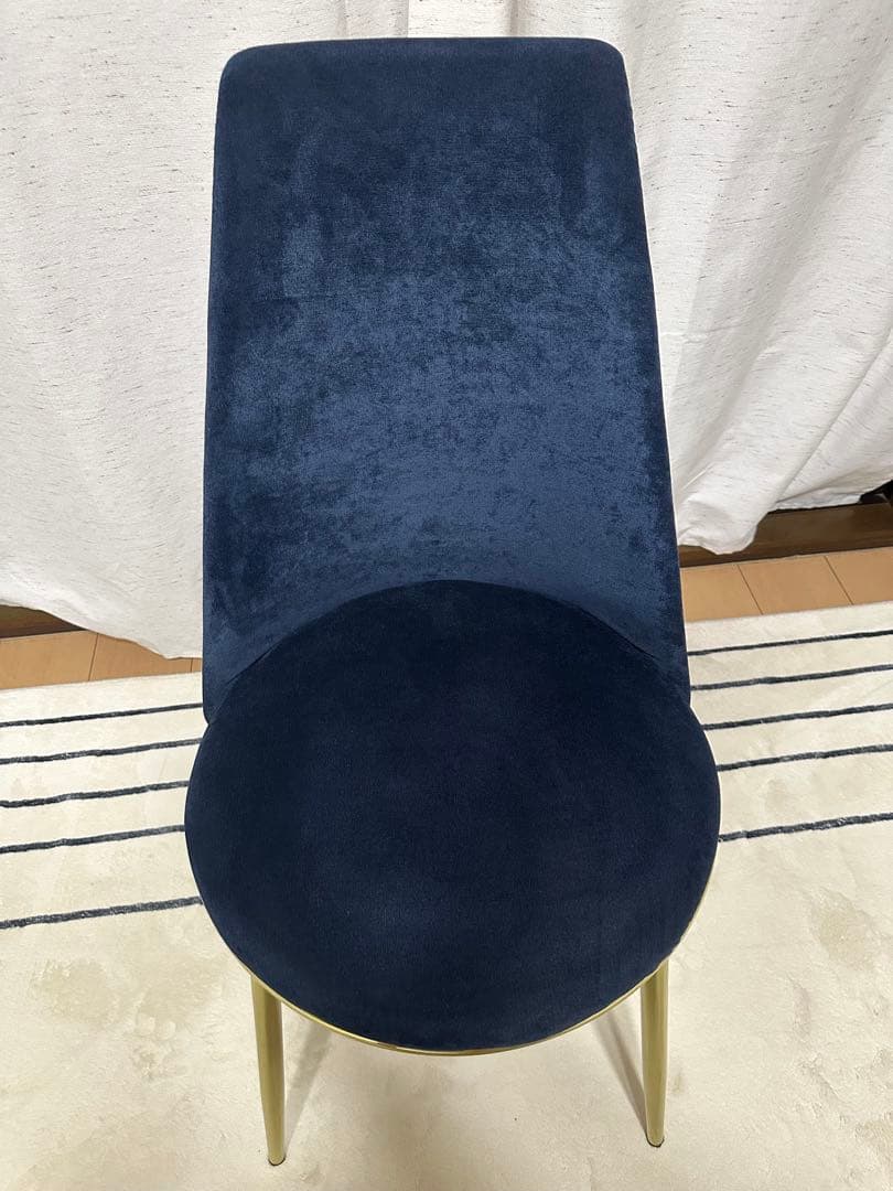 Francfrancフェリシテチェア2ネイビー　一脚