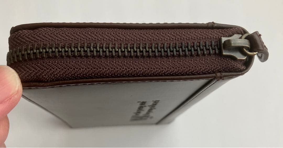 【新品】VANJAC　ヴァンヂャケット メルトン x レザー 長財布　緑