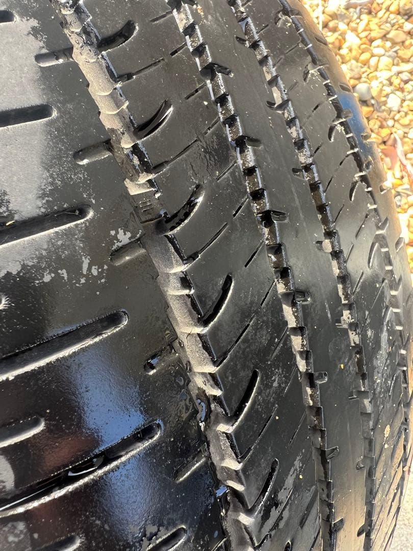 デリカD5後期 三菱純正18インチタイヤ＆ホイール4本セット