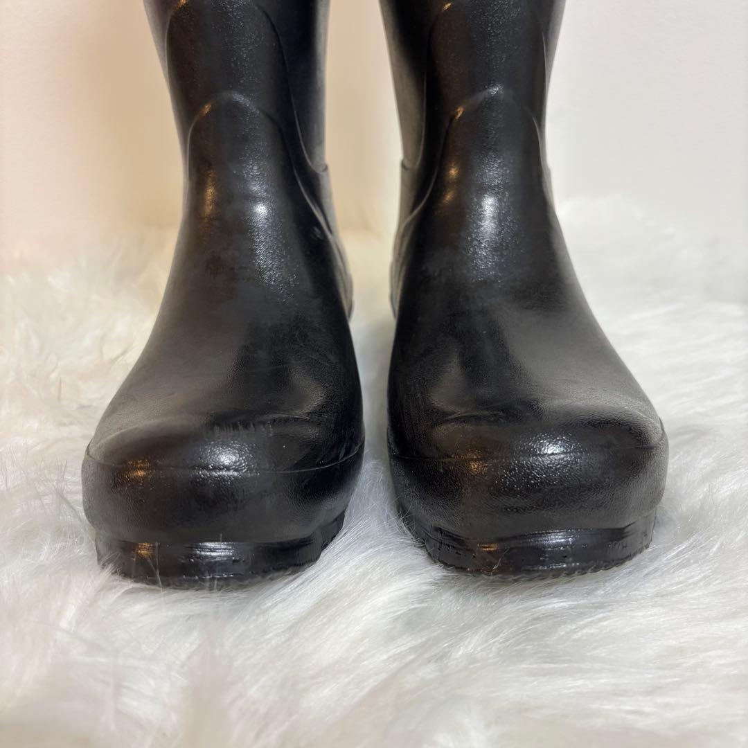 HUNTER 希少モデル ブラック カーキ 長靴 39(25cm) 雪 防水 雨