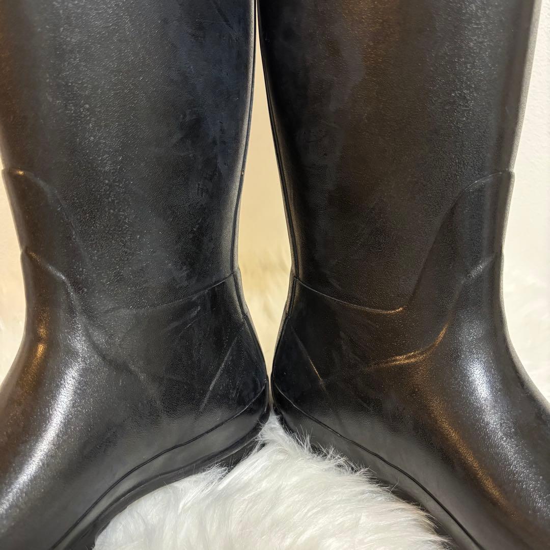 HUNTER 希少モデル ブラック カーキ 長靴 39(25cm) 雪 防水 雨