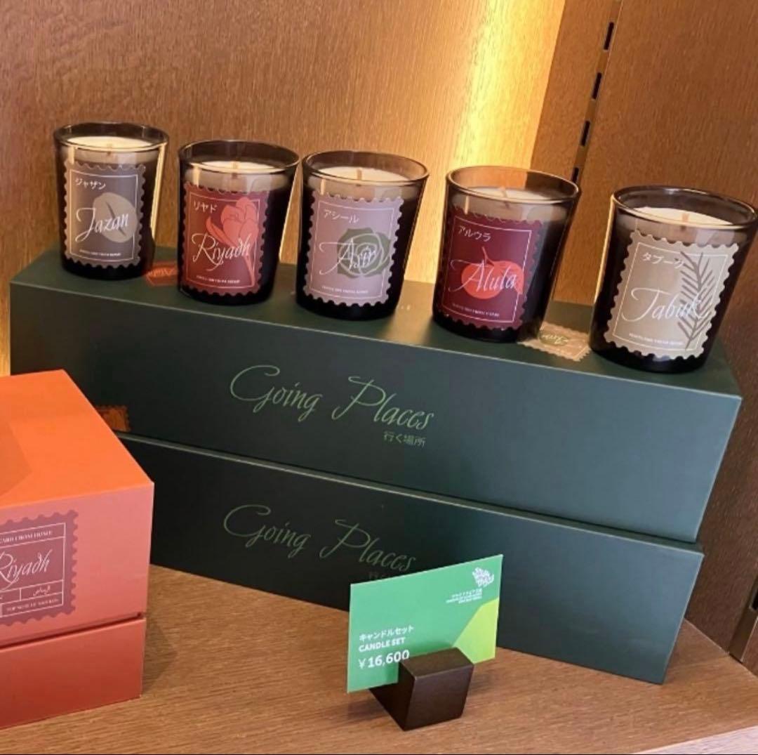 燐*様 【最終値下げ】大阪万博　サウジアラビア館　アロマキャンドルセットと制服の