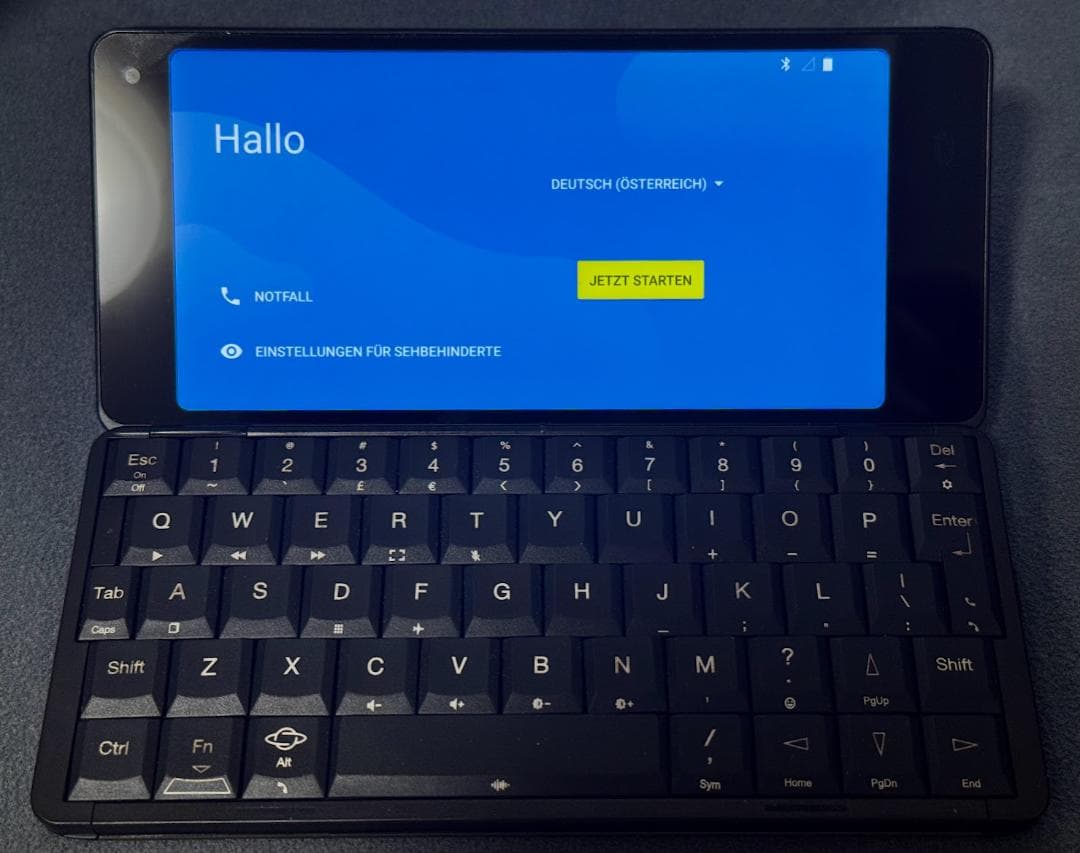 スマートフォン本体 Planet computers Gemini Android 7 en key