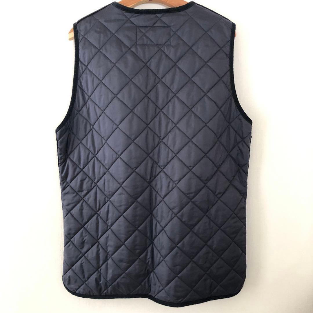 ［未使用］Barbour バブアー フロントジッパー キルティングライナー