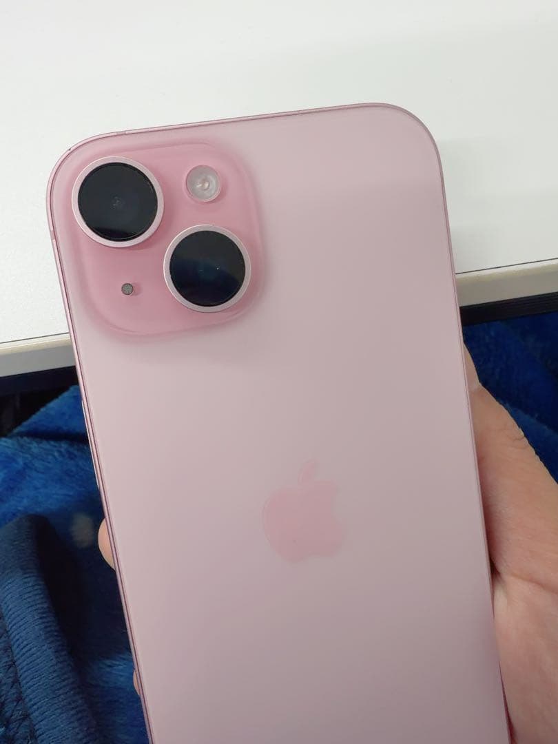 Apple iPhone 15本体 ピンク iFace付き