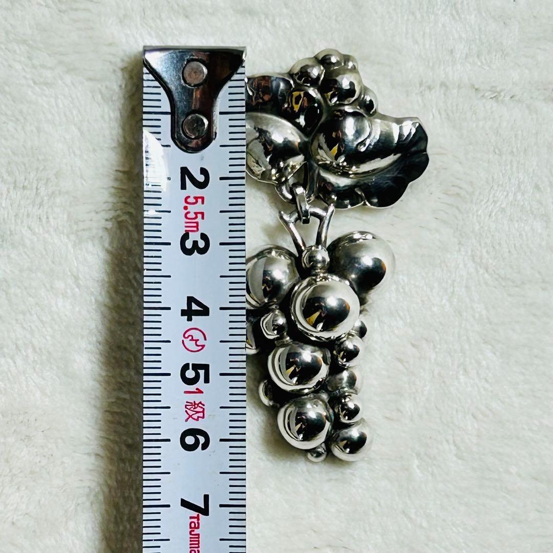 【お買得】 ジョージ• ジェンセン ムーンライトグレープ ブローチ SV925