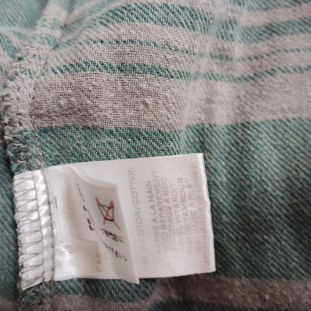 バルマンオム フランネル　ウエスタン シャツ 38 Balmain Homme