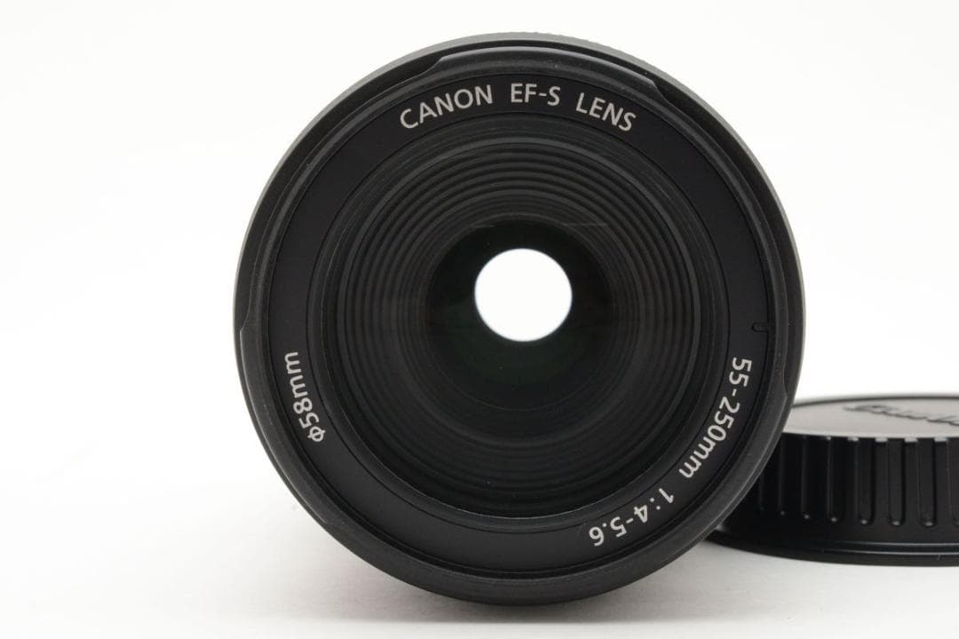 美品 Canon EF-S 55-250mm F4.-5.6 IS 元箱付き