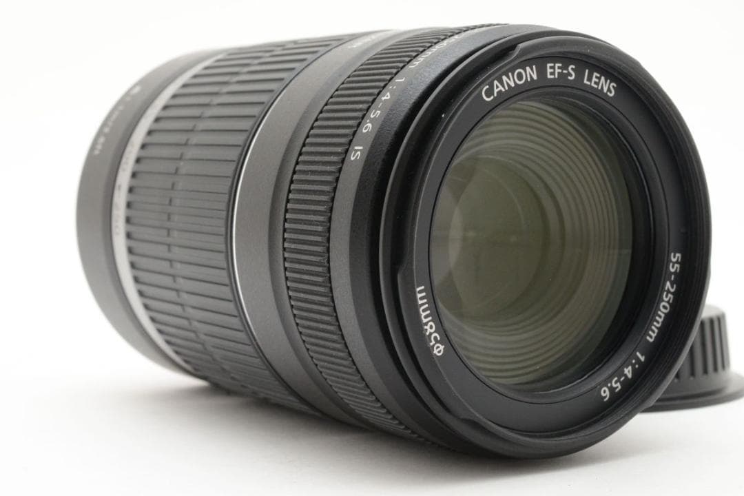 美品 Canon EF-S 55-250mm F4.-5.6 IS 元箱付き