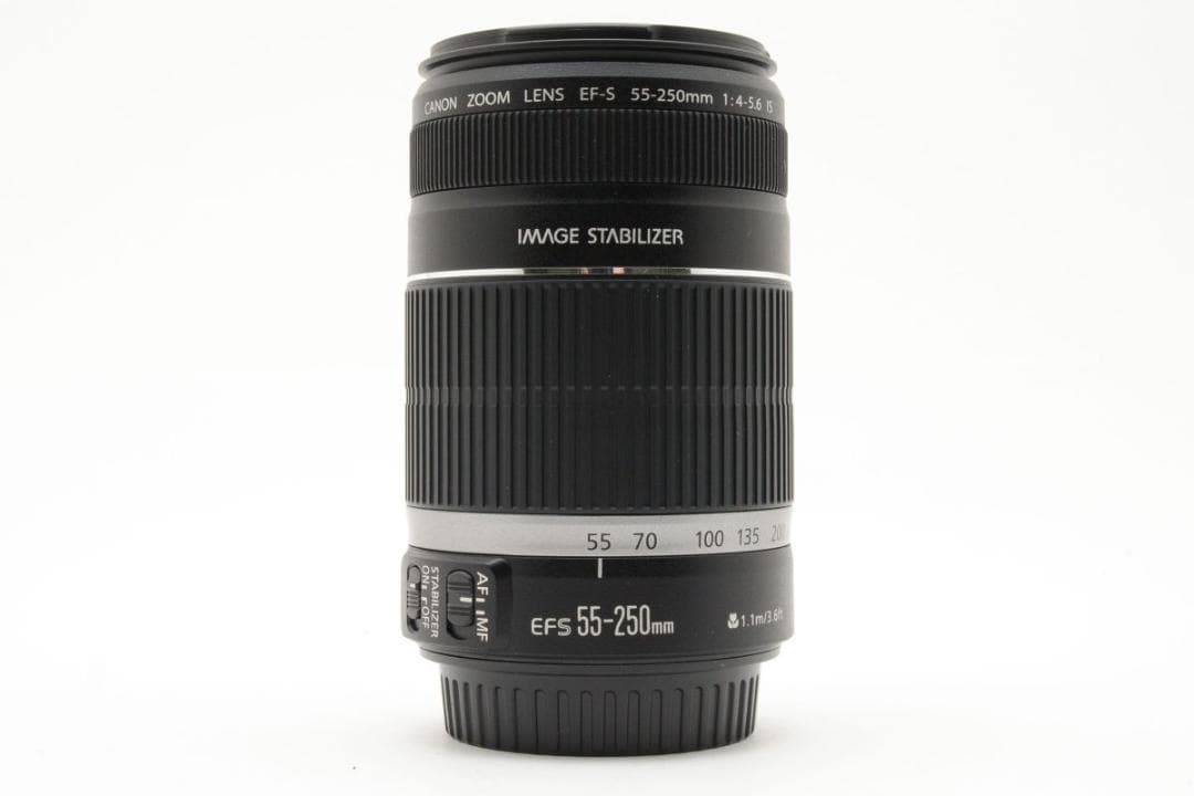 美品 Canon EF-S 55-250mm F4.-5.6 IS 元箱付き