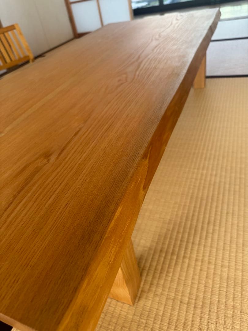 20万無垢材 モダン和室タモ材　フルオーダー　座卓※2月末奈良引き取り希望