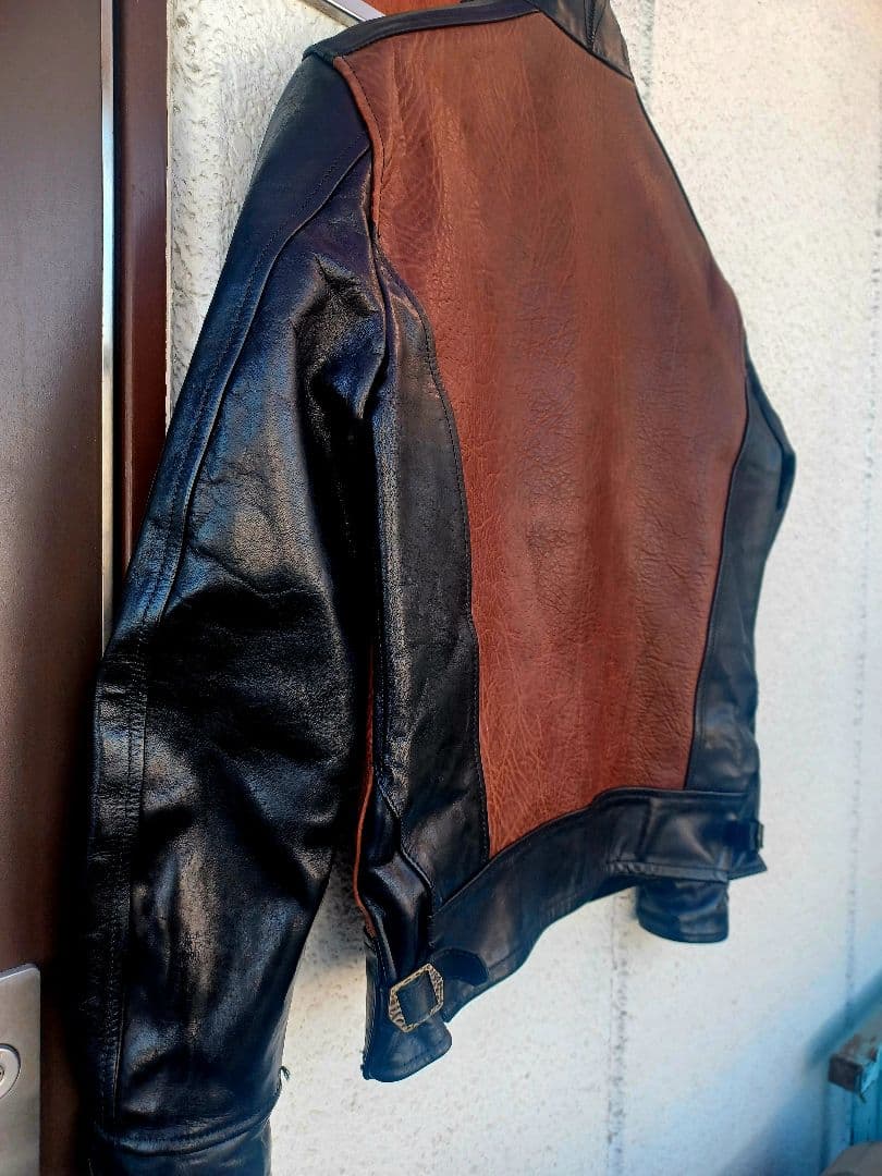 1/17(土)迄の特価！雰囲気抜群『CIDU LEATHERS』水牛革馬革コンビ