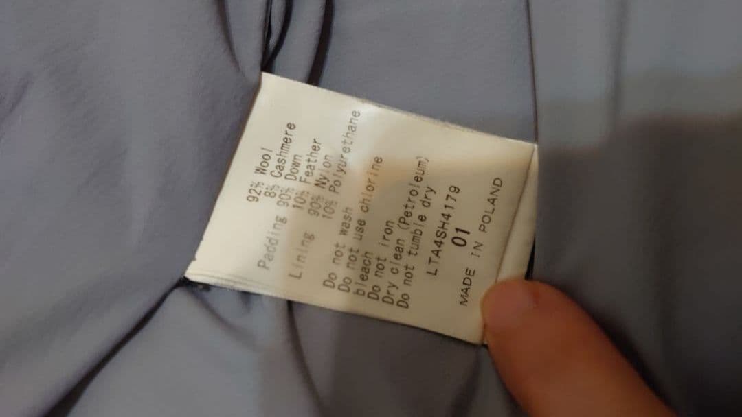 【最終お値下げ】TATRAS グレー ダウンジャケット カシミヤ ウール 01