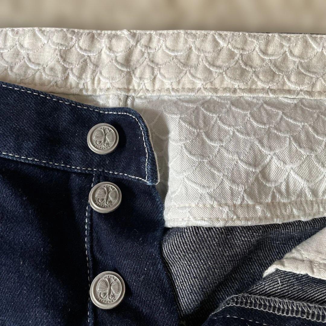 ミナペルホネン always テーパードデニム　40