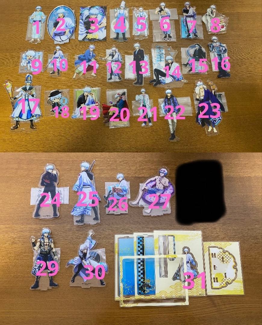 銀魂　坂田銀時　アクリルスタンド　まとめ売り