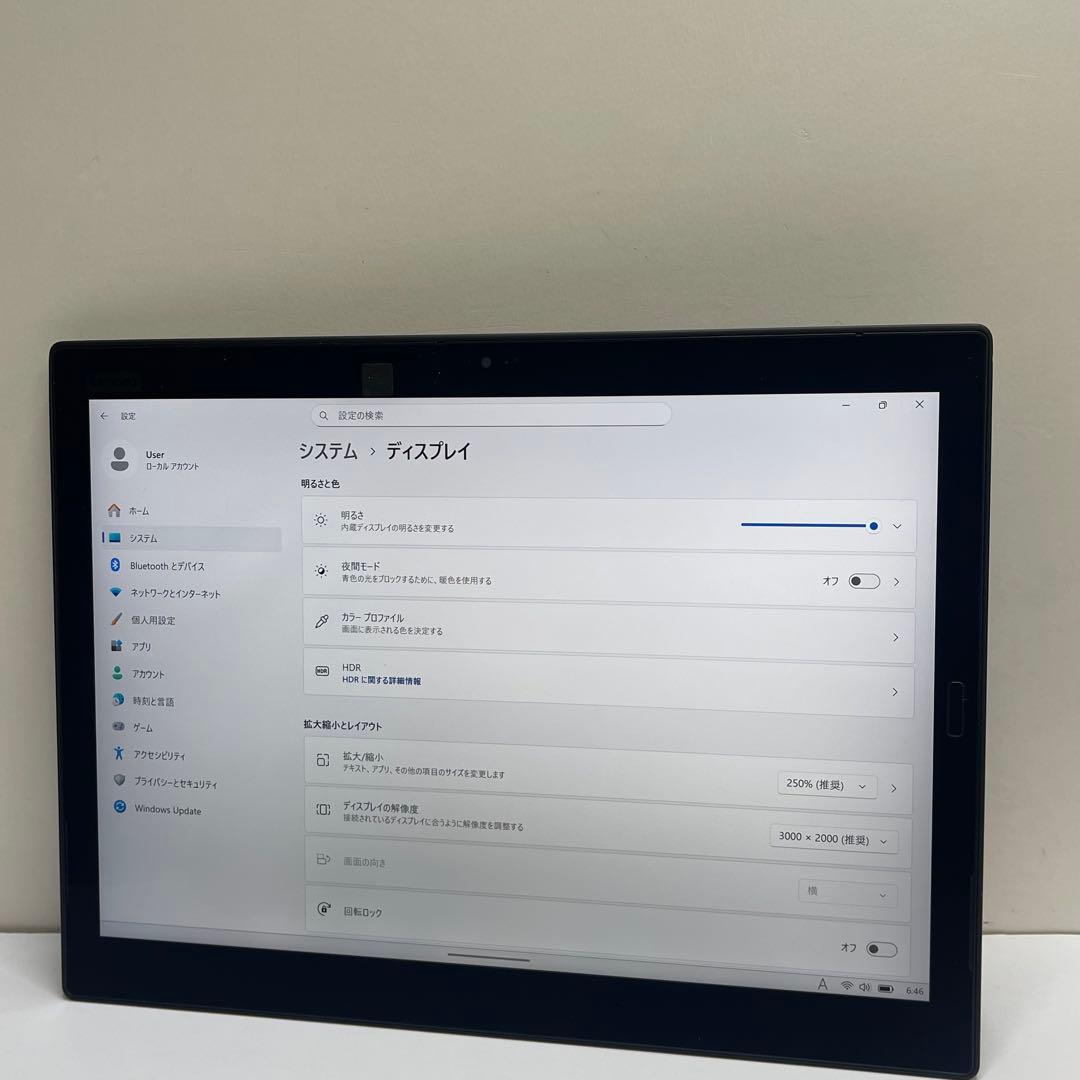 レノボThinkpad X1 Tablet Gen 3 i5-8350U 8GB