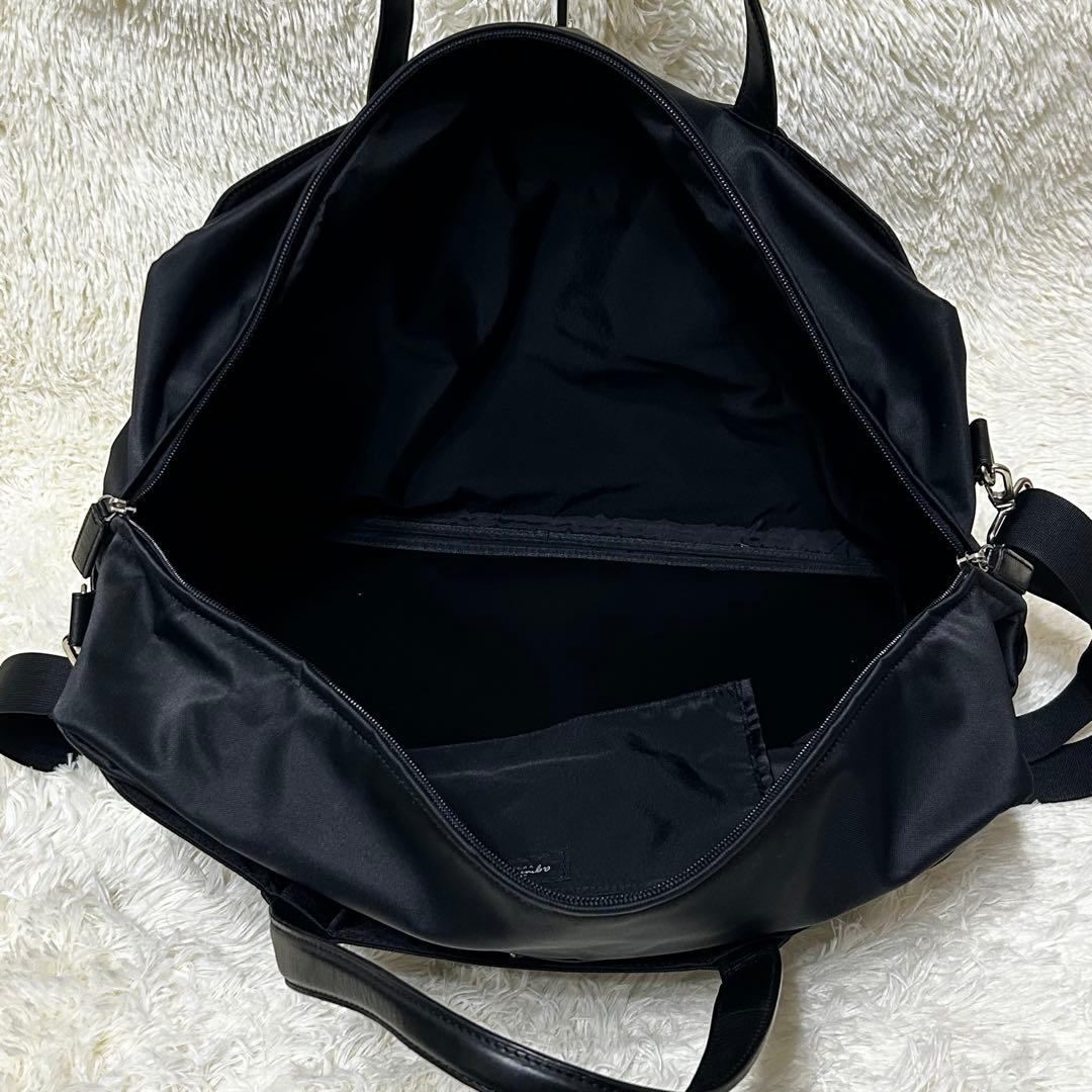 アニエス・ベー　ボストンバッグ ショルダー付き　2way