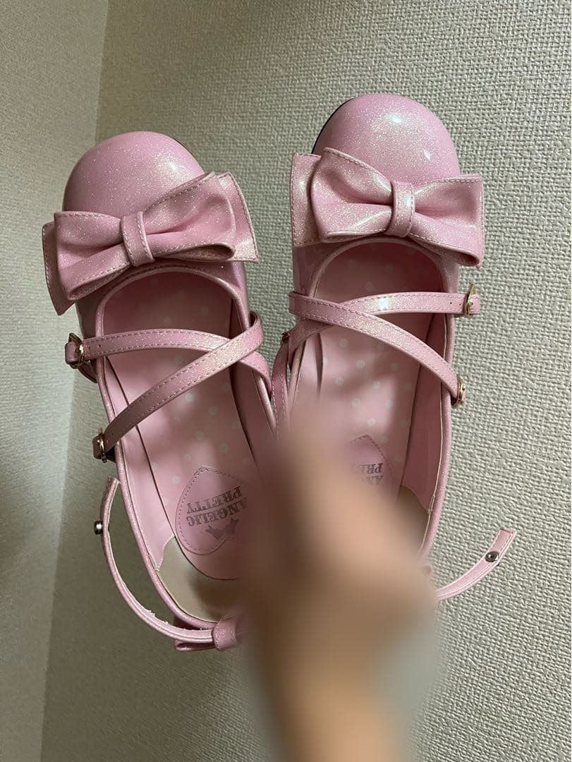 Angelic Pretty Twinkleシューズ ピンク