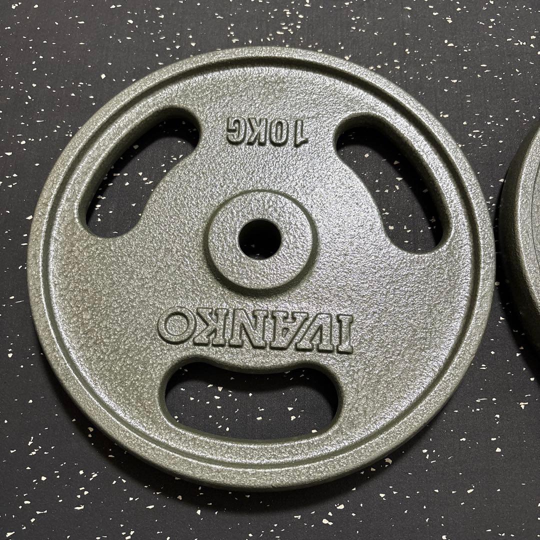 IVANKO ペイントEZグリッププレート 10kg 2枚セットΦ28mm 美品