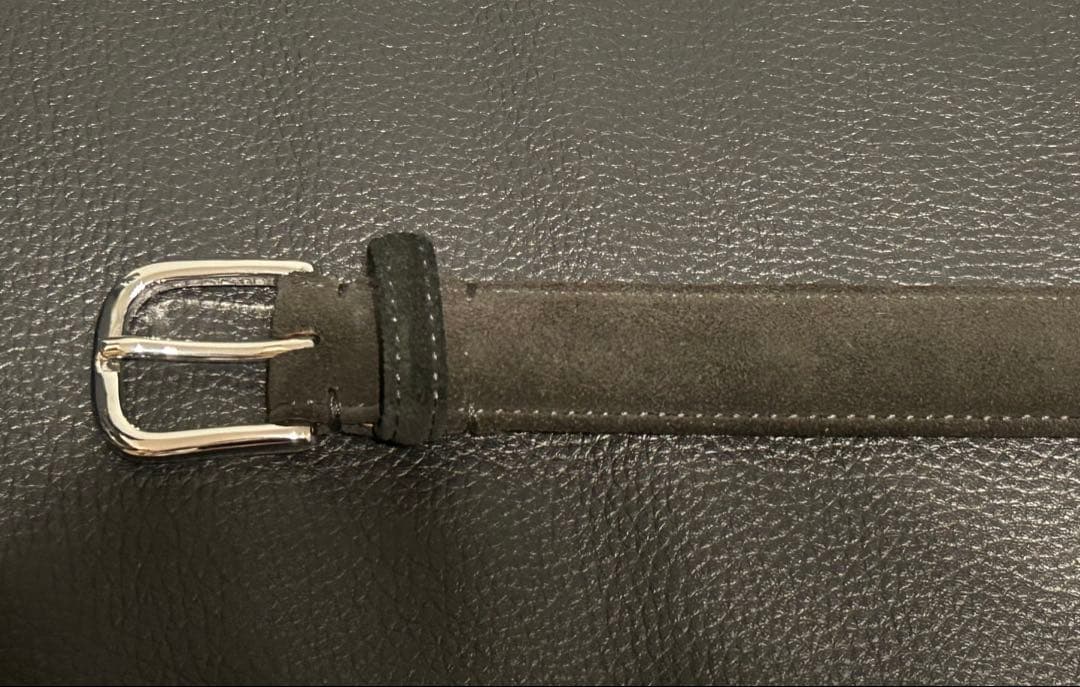 【美品】UNITED ARROWS ユナイテッドアローズ　スエードベルト　黒