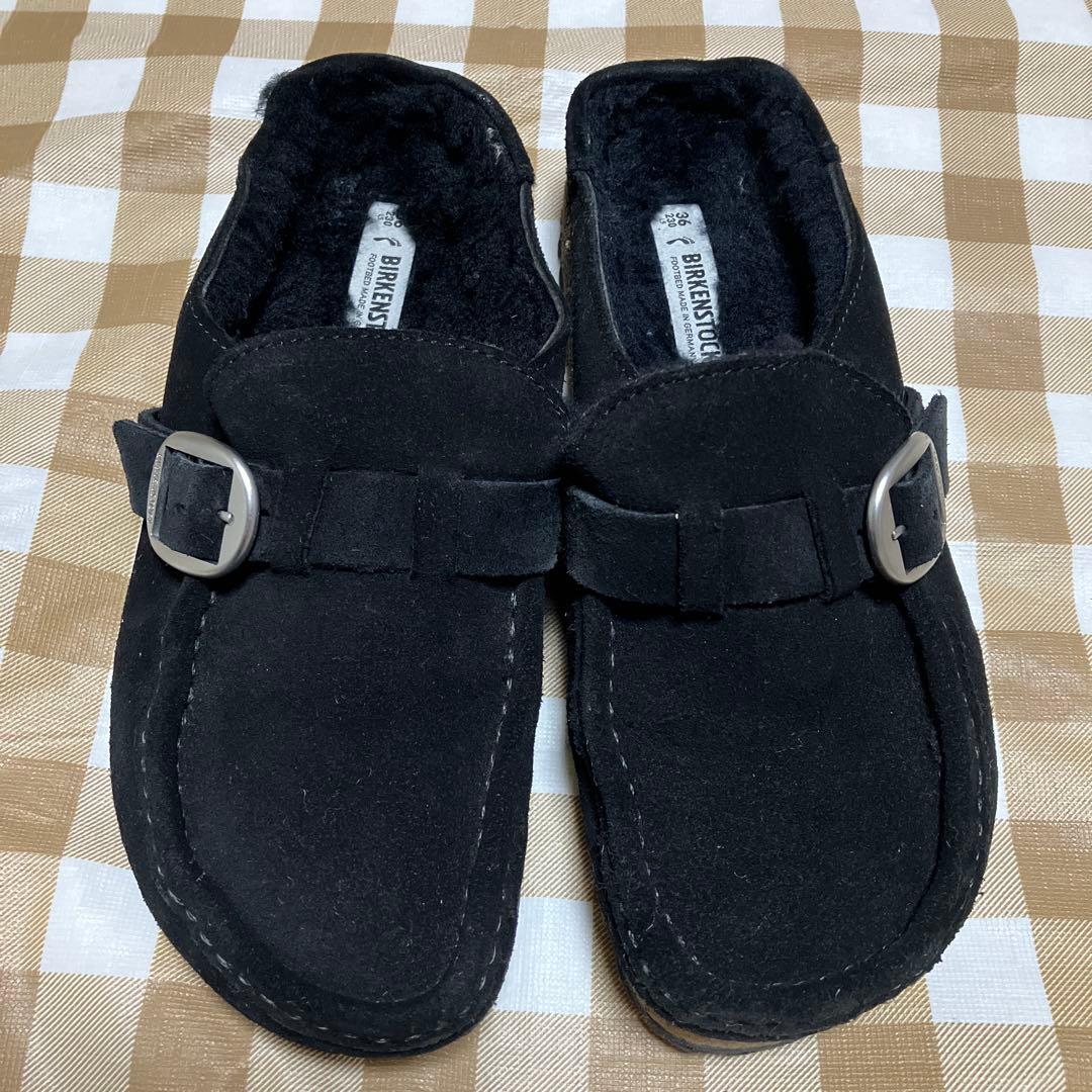 龍×4　ビルケンシュトック 36(23〜23.5) 黒 ナロー幅 　ボア