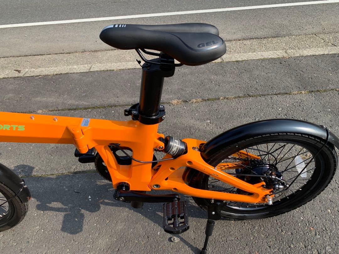 【動作確認済】送料無料 NAICIディスク式折りたたみ電動自転車 SPORTS