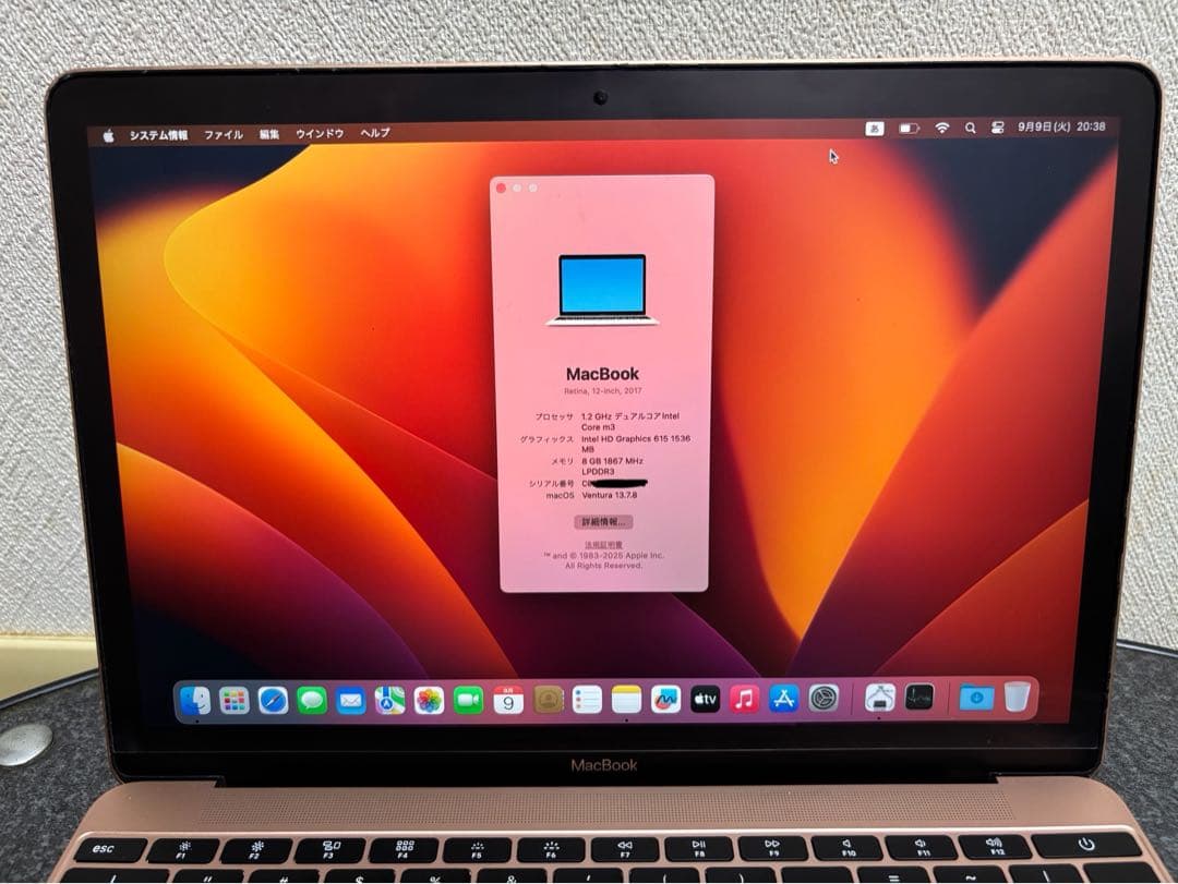 MacBook 12インチ 2017 ゴールド ※ジャンク扱い