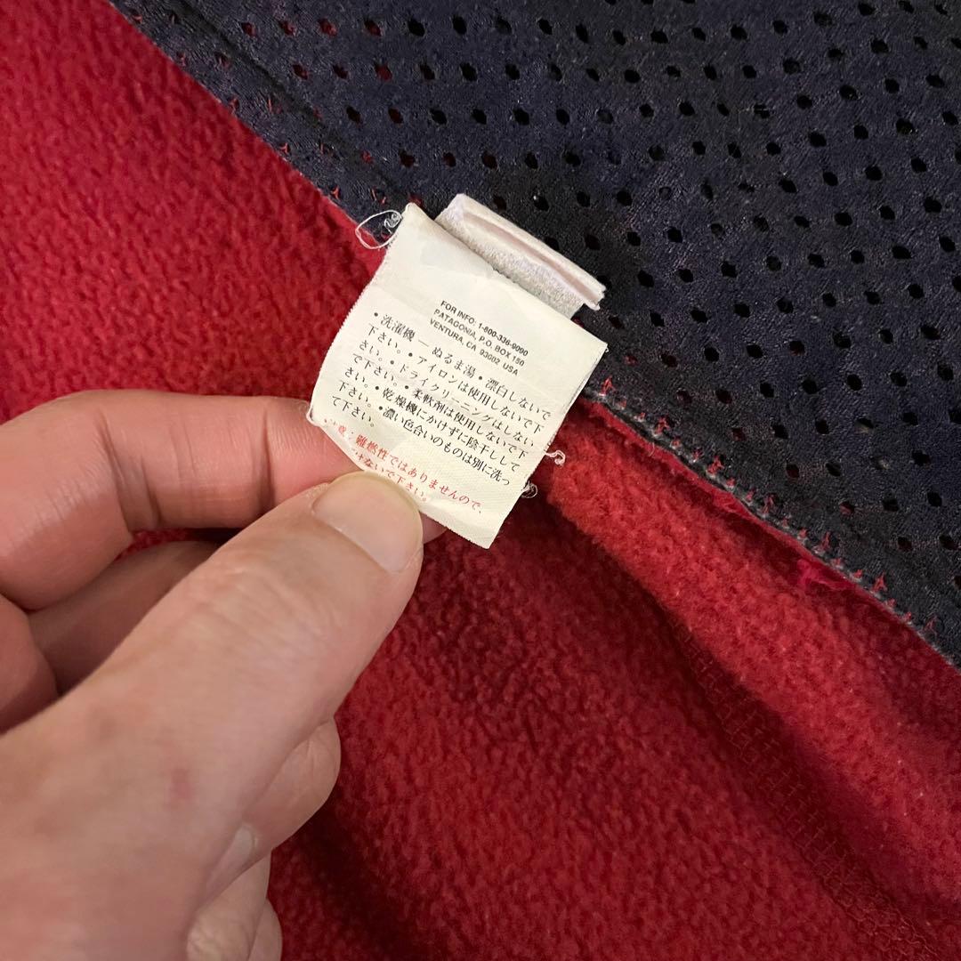 90s USA製 patagonia シンチラ フリースジャケット Lsize