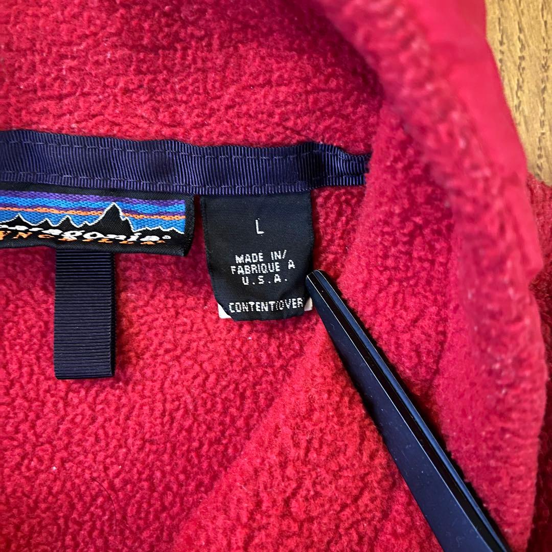 90s USA製 patagonia シンチラ フリースジャケット Lsize