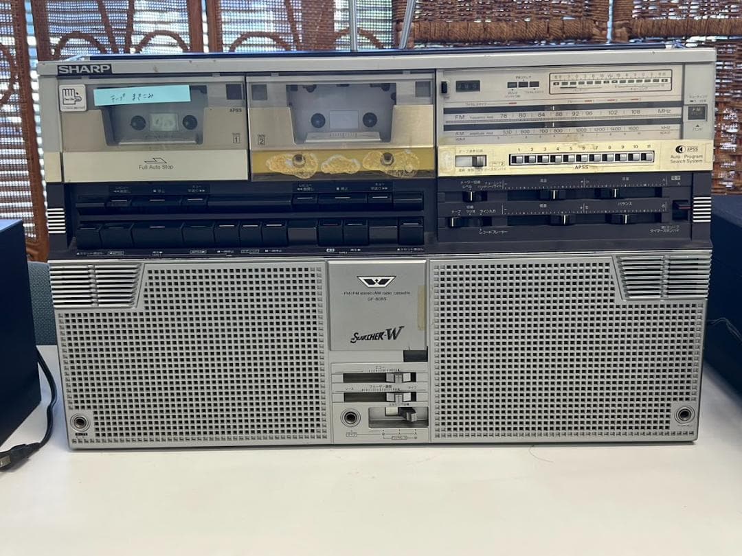 SHARP Sound W ラジカセ