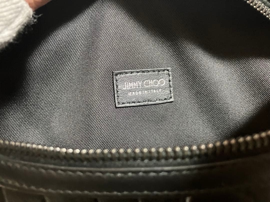 JIMMY CHOO クロコダイル風ボディバッグ　美品　値下げ不可