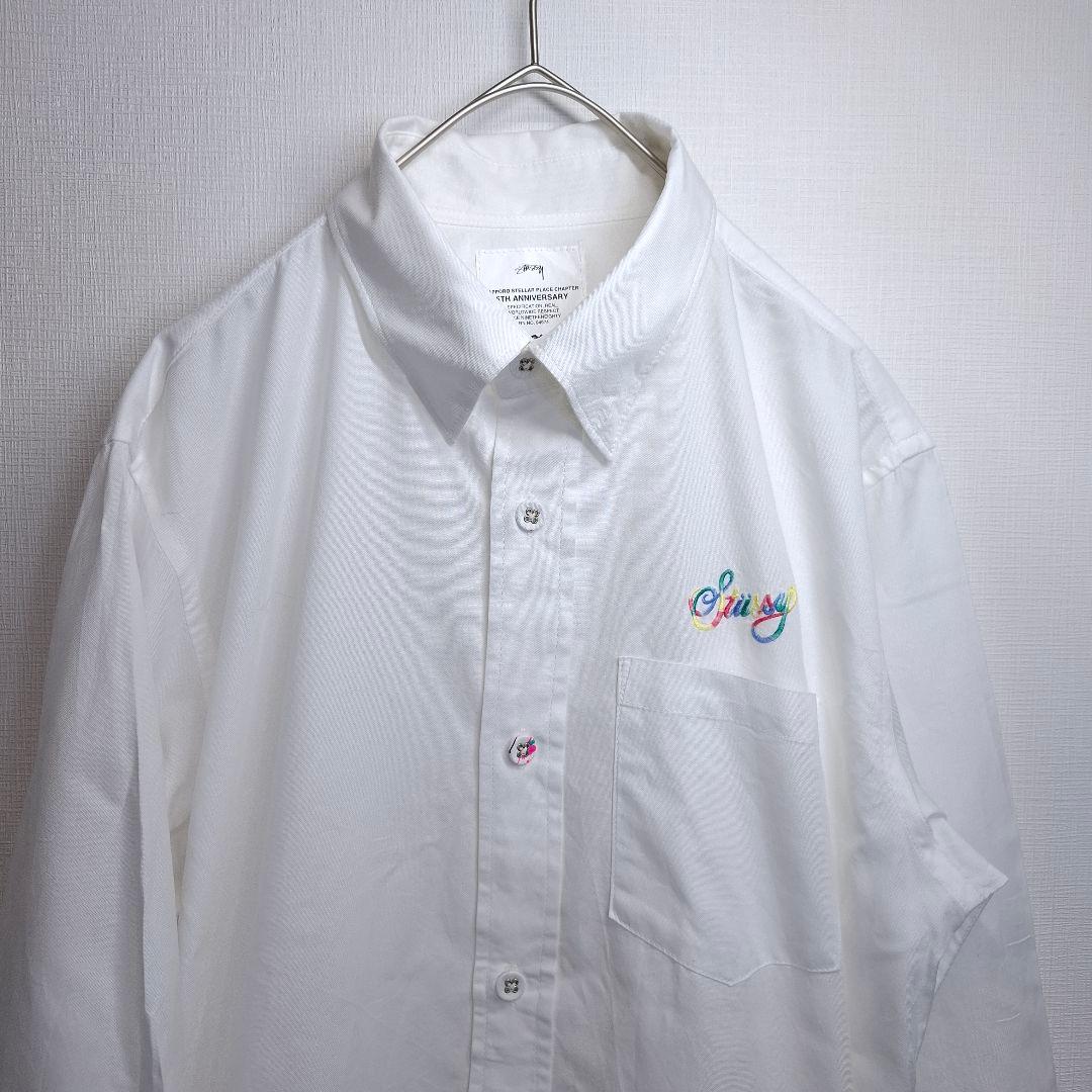 【希少】STUSSY 札幌ステラプレイス 5周年 店舗限定 シャツ 白 M