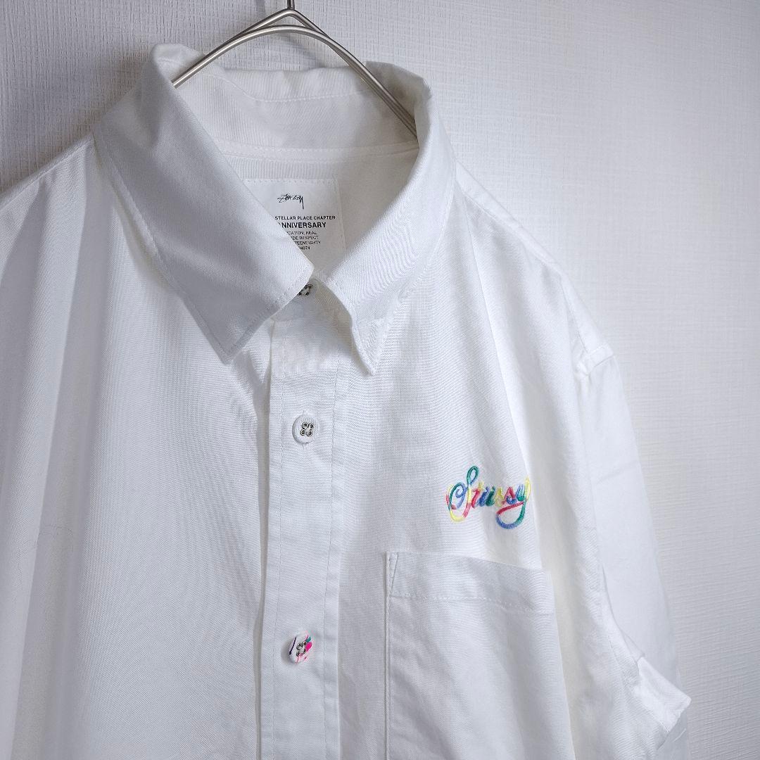 【希少】STUSSY 札幌ステラプレイス 5周年 店舗限定 シャツ 白 M