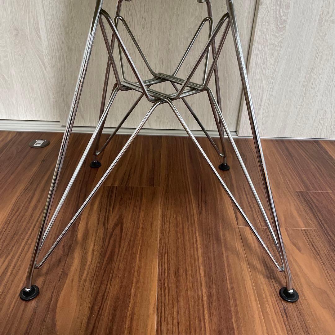 イームズ　プラスチック　シェルサイドチェア　ライムグリーン